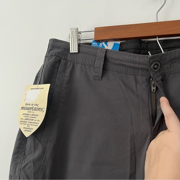 NEW Kuhl Spire Roll Up Hiking Pants Gray UPF 50+ 8 - Picture 3 of 14